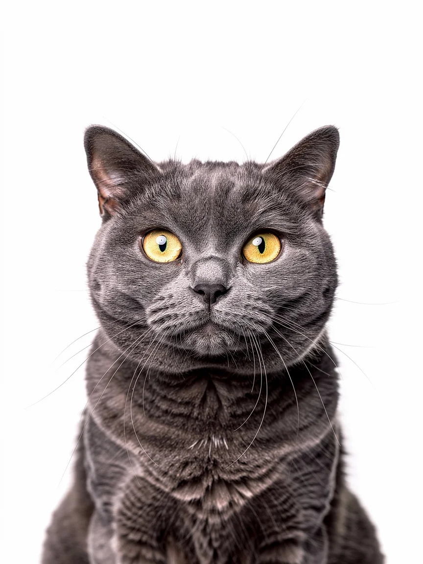 Studio Portrait portrait of a cat